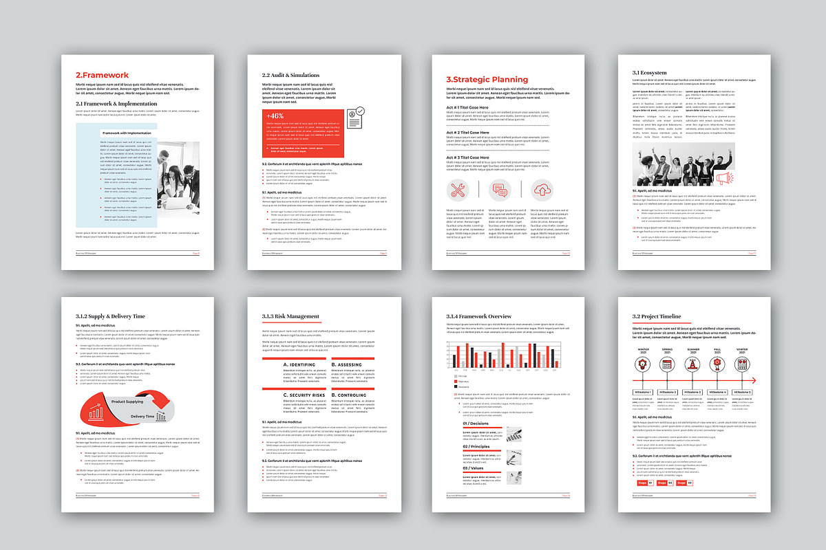 White Paper 42 Pages, a Brochure Template by obayes (Photo 7 of 28)