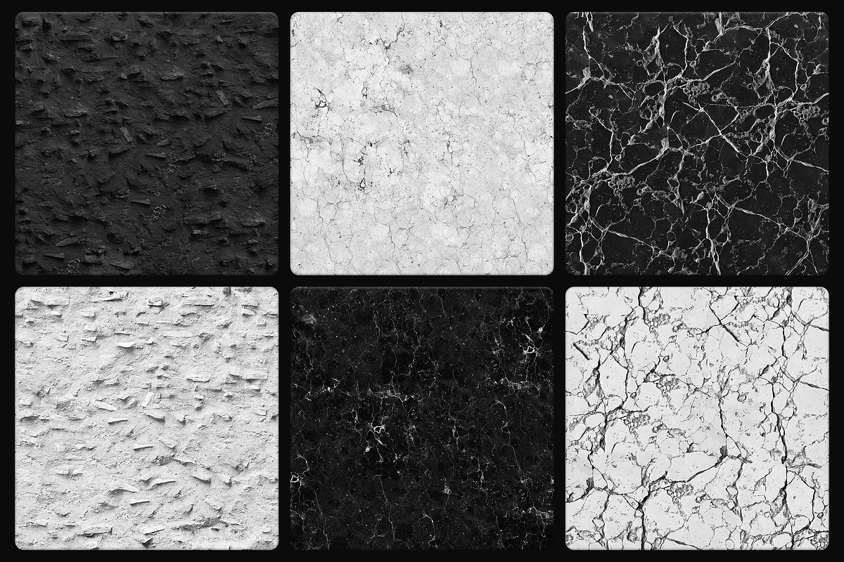 48 Black And White Seamless Textures, a Texture Graphic by 2DFUNS (Photo 2 of 9)