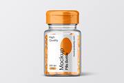 Mini Pill Bottle Mockup with Cap, a Cups & Container Mockup by Mockupdaddy (Thumbnail 13 of 27)