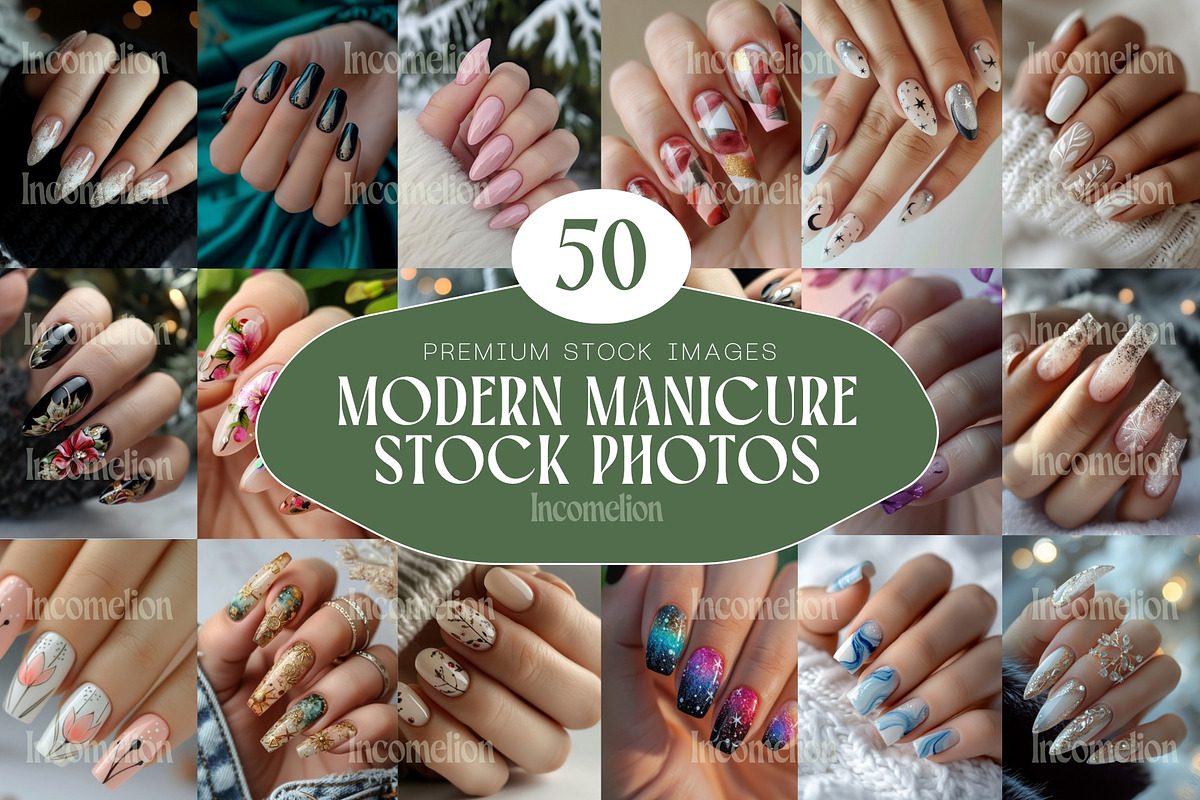 50 Modern Manicure Stock Photos, a Beauty & Fashion Photo by Incomelion (Photo 1 of 9)