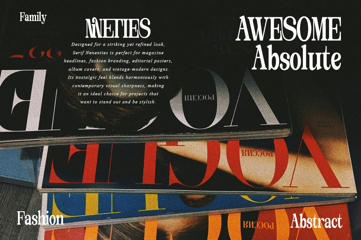 The Edition Nineties | 11 Font Style, a Serif Font by IM Studio (Photo 8 of 11)