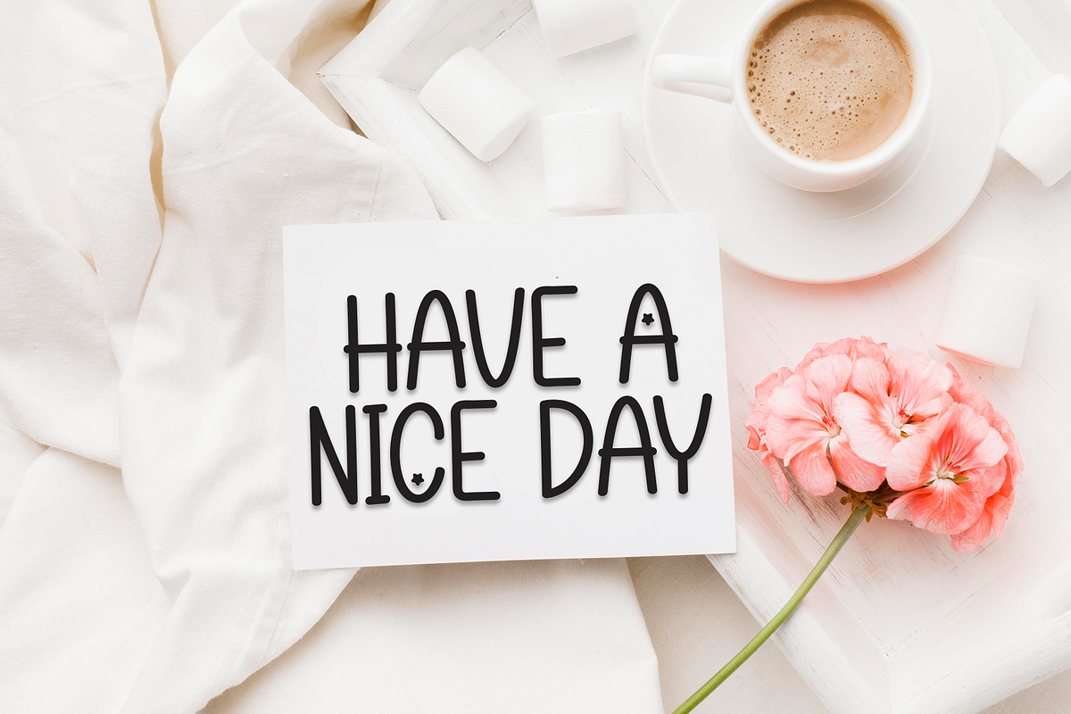 Morning Person | Script Font, a Script Font by Scratchones (Photo 5 of 9)