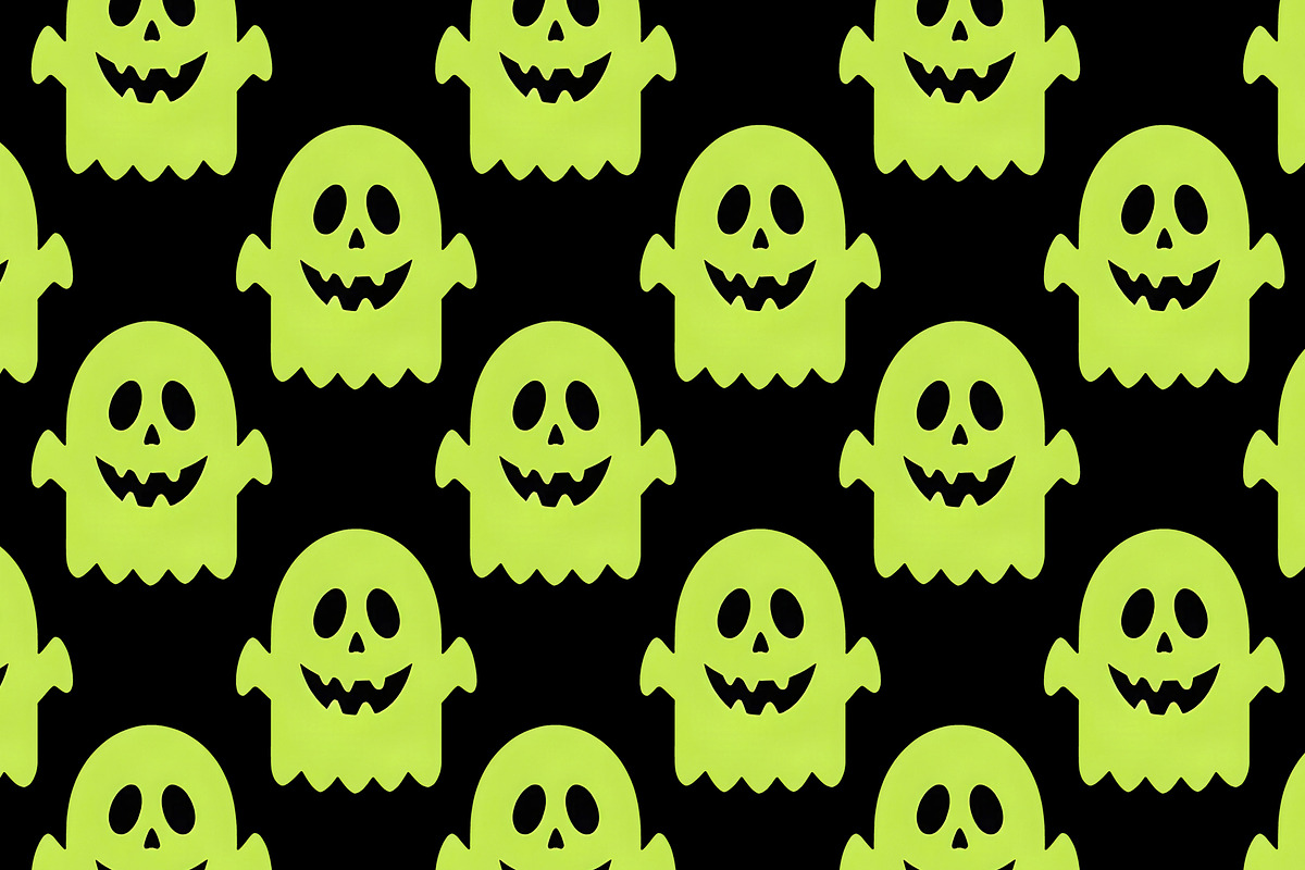 Halloween Cute Green Monsters, a Pattern Graphic by Sharon Schwalbe (Photo 6 of 6)