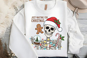 Funny Skeleton Christmas Png, an Illustration by Black Bird Studio (Thumbnail 2 of 4)