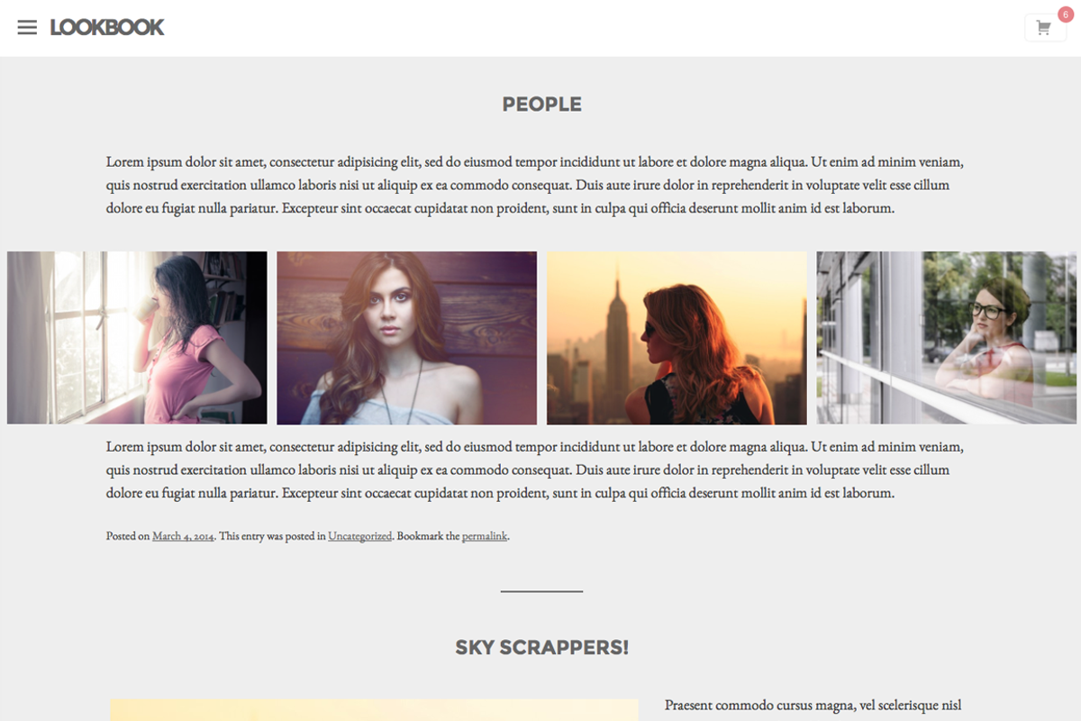 Lookbook, a WordPress Template by Graph Paper Press (Photo 3 of 3)