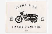 Stamp & Co - Vintage Stamp Font, a Font by Tropical Type (Thumbnail 1 of 8)