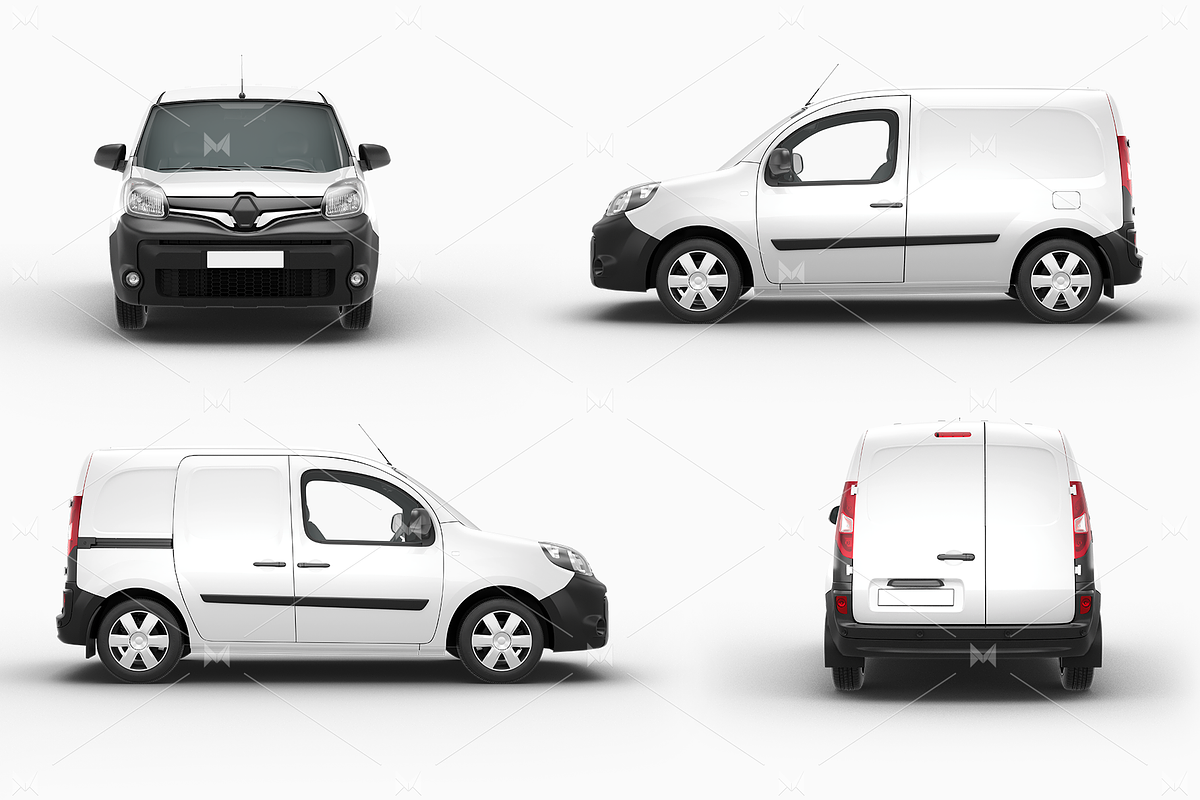 Delivery Car Mockup 8, an Advertising Mockup by Mockupix (Photo 12 of 12)
