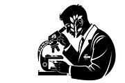 This Scientist Lab Silhouettes, an Illustration by Amazin_art (Thumbnail 5 of 22)