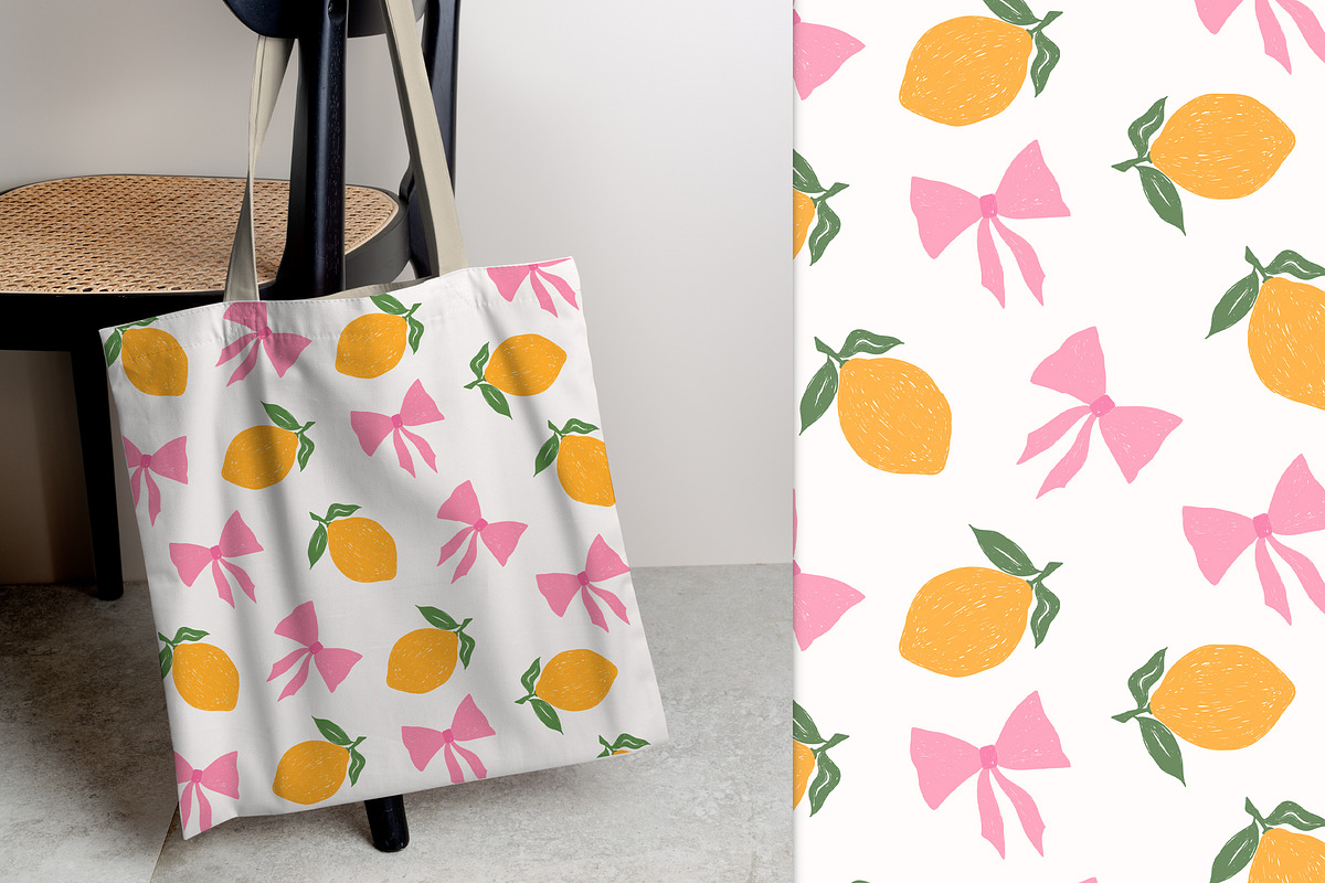 Lemons Pattern, a Pattern Graphic by Groovy Arts (Photo 5 of 5)