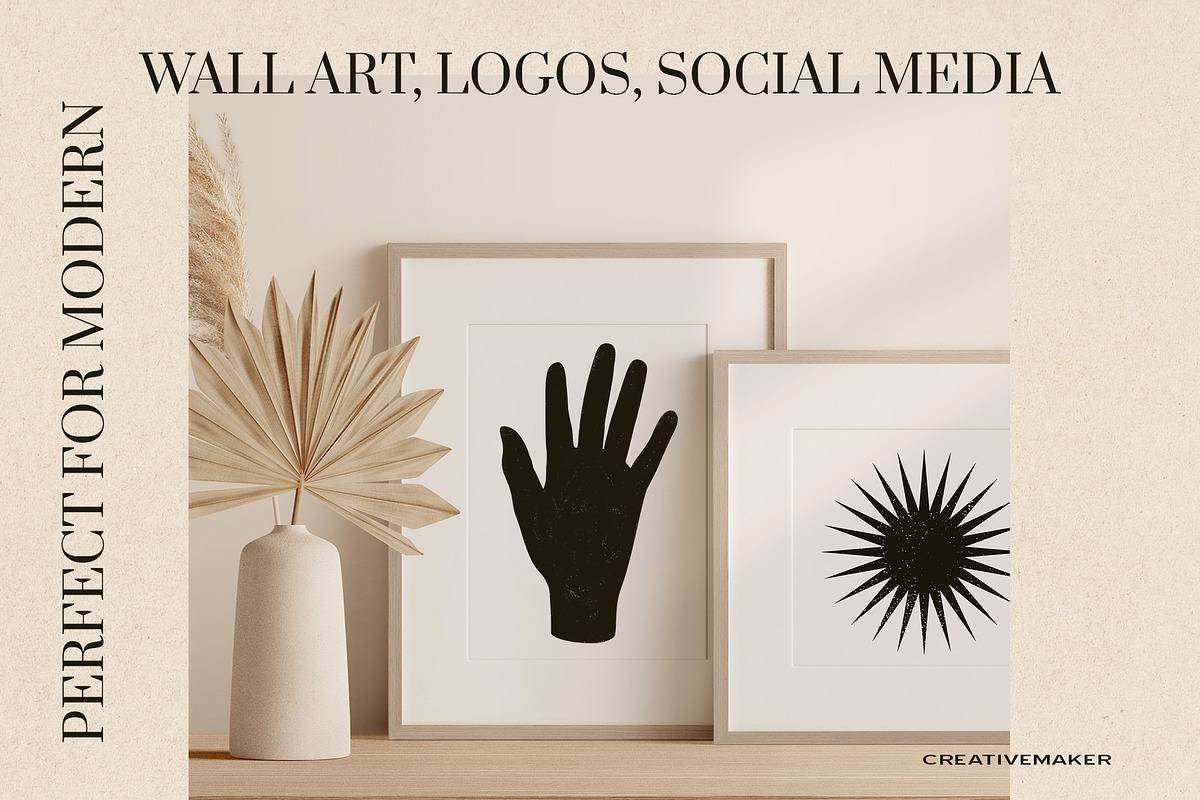 CELESTIAL TEXTURED HANDS SILHOUETTES, an Object Graphic by Creativemaker (Photo 8 of 10)