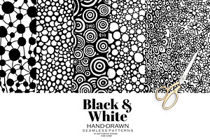 Black & White Hand-drawn Patterns