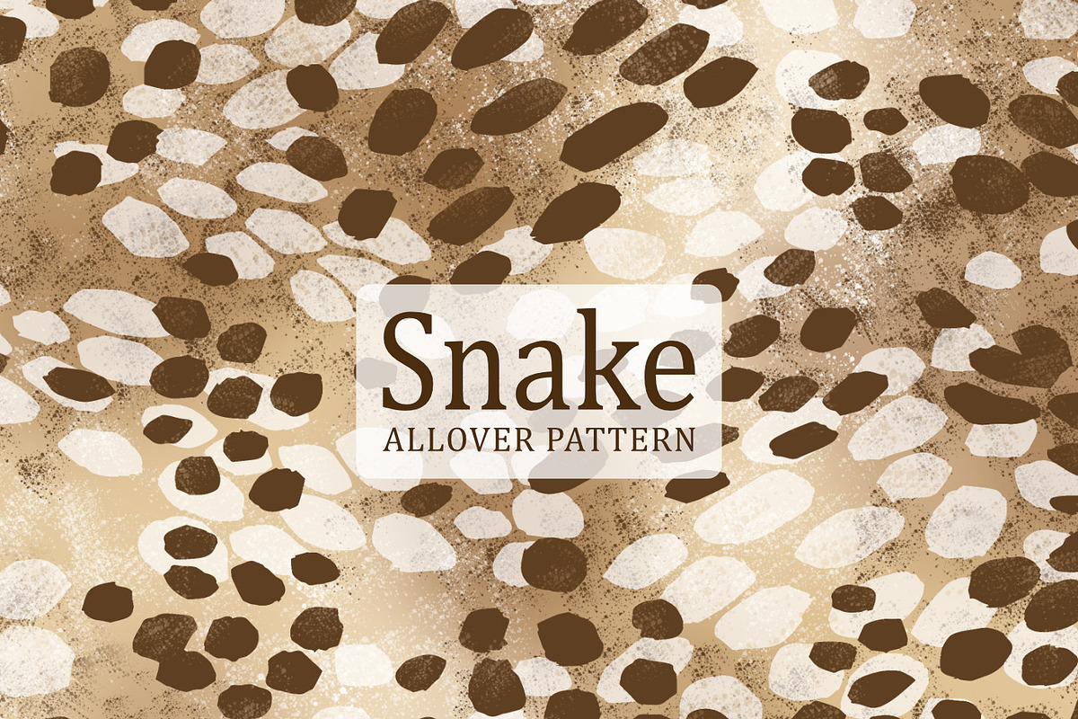 Earthy Neutral Snake Skin Pattern, a Pattern Graphic by Gullenda (Photo 1 of 6)