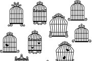 Birdcages Photoshop Brushes preview 3