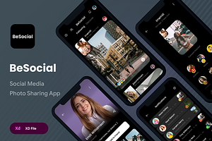 BeSocial Media Photo Sharing App