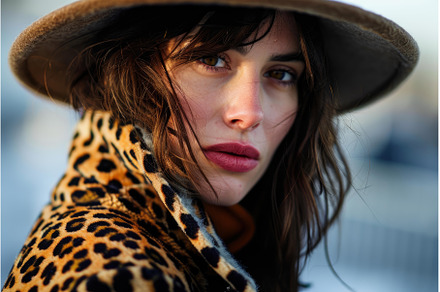 Fashion model wearing leopard print, a Beauty & Fashion Photo by Ylivdesign