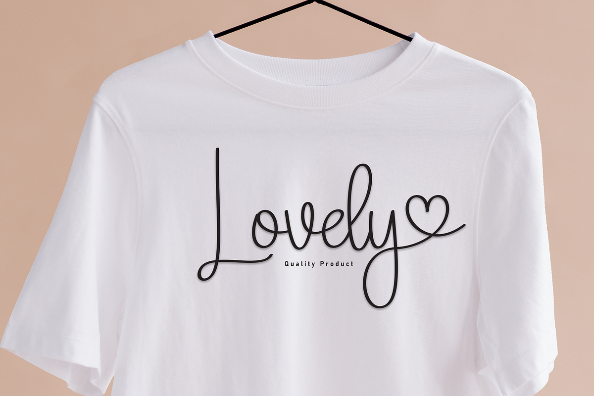 Babylove | Script Font, a Handwritten Font by Scratchones (Photo 3 of 9)