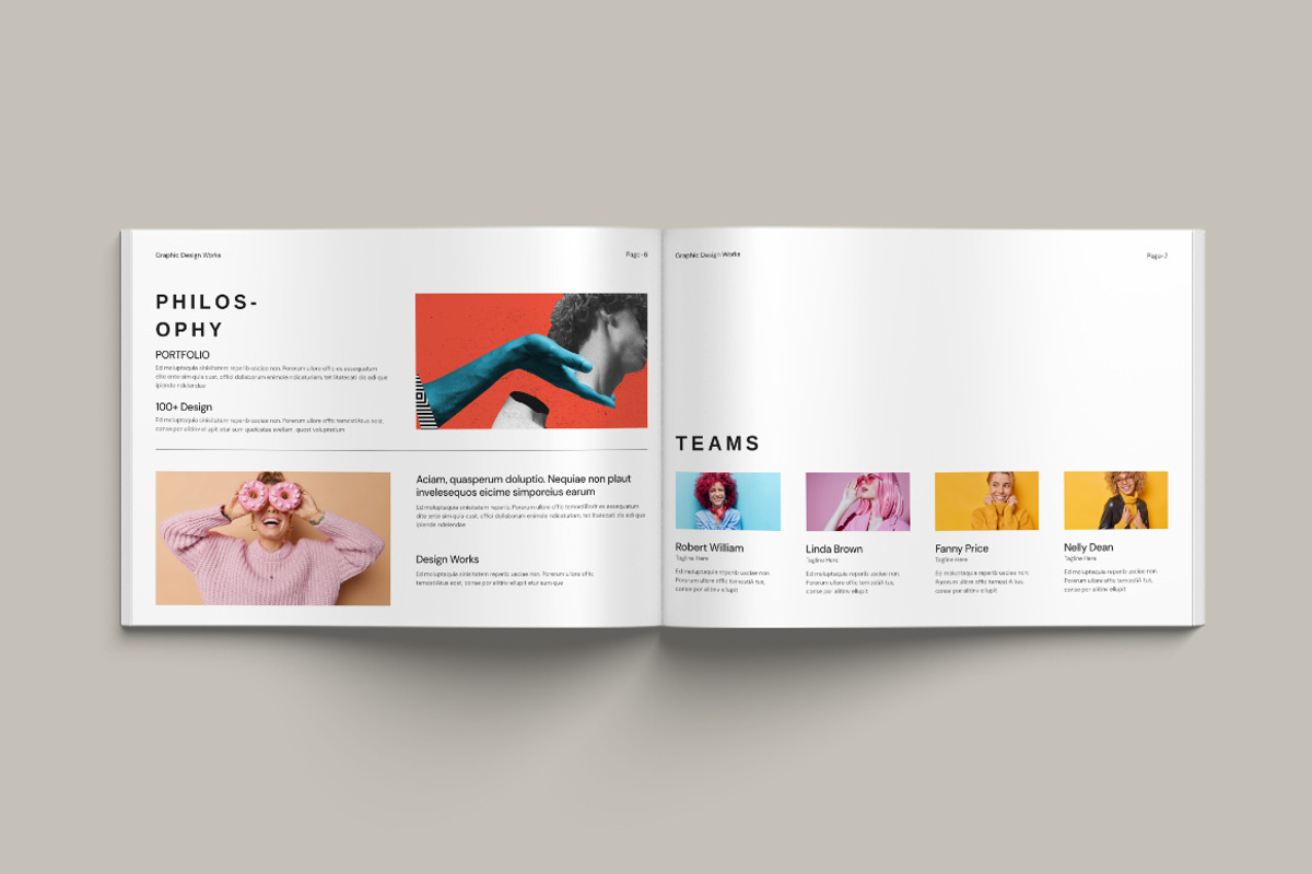 Works / Portfolio Landscape, a Brochure Template by Pixelpick (Photo 4 of 9)