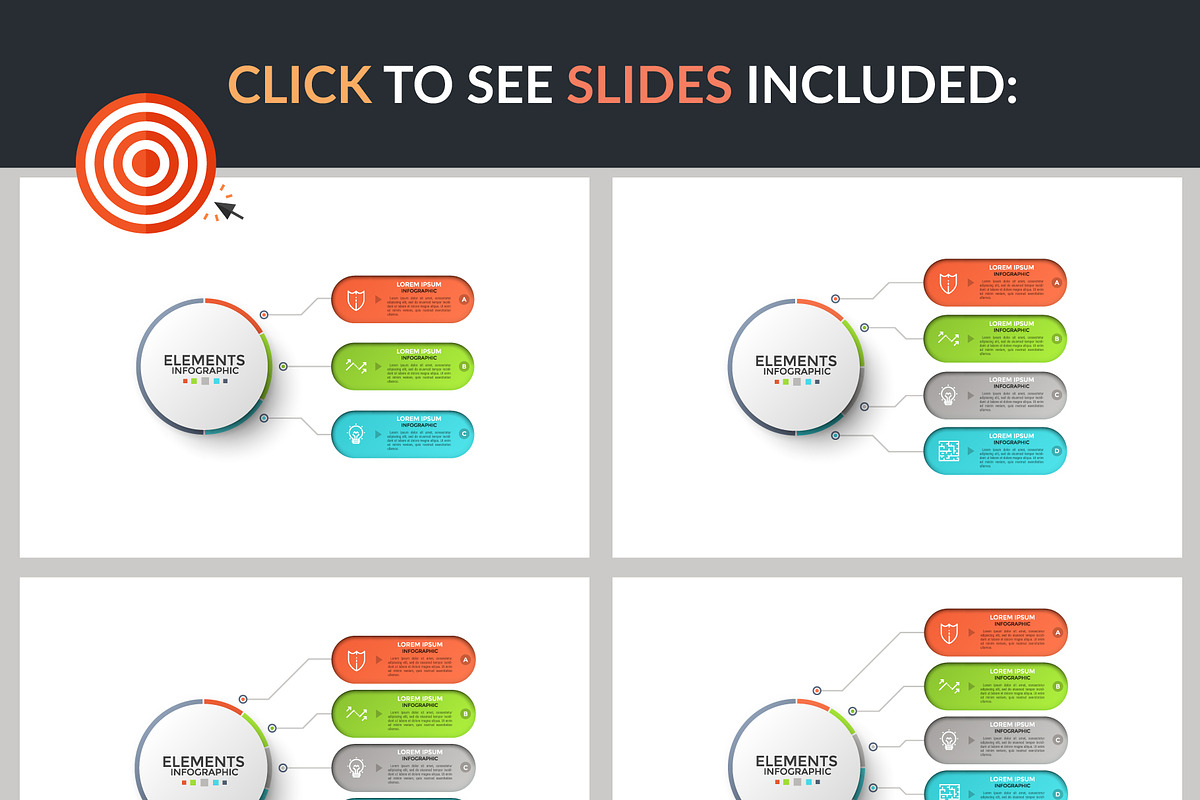 110 Infographic Solutions. Part 1, a Presentation Template by Andrew Kras Design (Photo 6 of 10)
