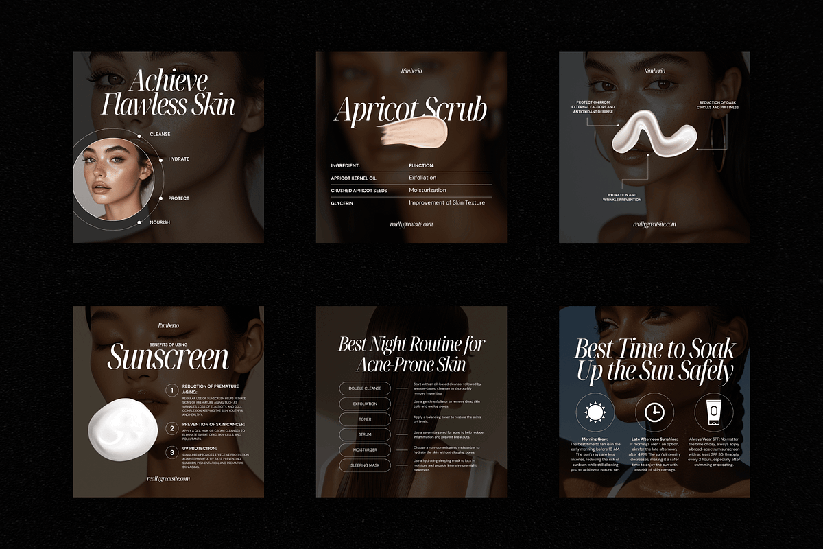 Aesthetic Beauty Instagram Template, a Social Media Template by Xenié Creative (Photo 8 of 10)