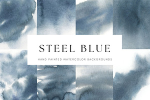 Steel Blue abstract backgrounds, a Texture Graphic by Kolorata Art