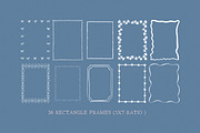 36 Whimsical Hand-Drawn Borders, an Object Illustration by Design by Laney (Thumbnail 7 of 13)