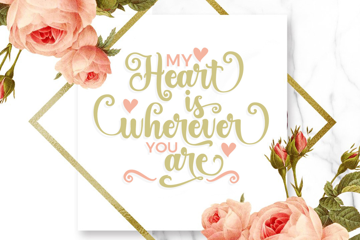 Keista Heather, a Script Font by Matra Creative (Photo 8 of 14)