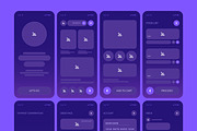 Food Delivery Mobile App Wireframe, a Wireframe Template by ContestDesign (Thumbnail 2 of 4)