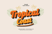 Text Effect Tropical Coast, a Layer Style Add-On by Navy Graphic (Thumbnail 1 of 2)