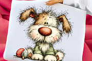 Whimsical Easter Dogs Clipart, an Illustration by Libby Wishes (Thumbnail 5 of 9)