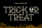 Groovy Skltns Bone Shaped Typeface, a Handwritten Font by GroovyFontCo (Thumbnail 3 of 7)