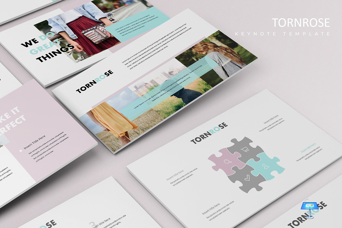 Tornrose - Keynote Template, a Presentation Template by AQR Studio
