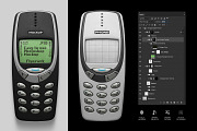 Retro Mobile Device Mockup Bundle, a Device Mockup by FLYERWRK (Thumbnail 6 of 11)