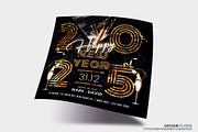New Year Party Flyer Template, a Flyer Template by Satgur Graphic Design (Thumbnail 3 of 4)