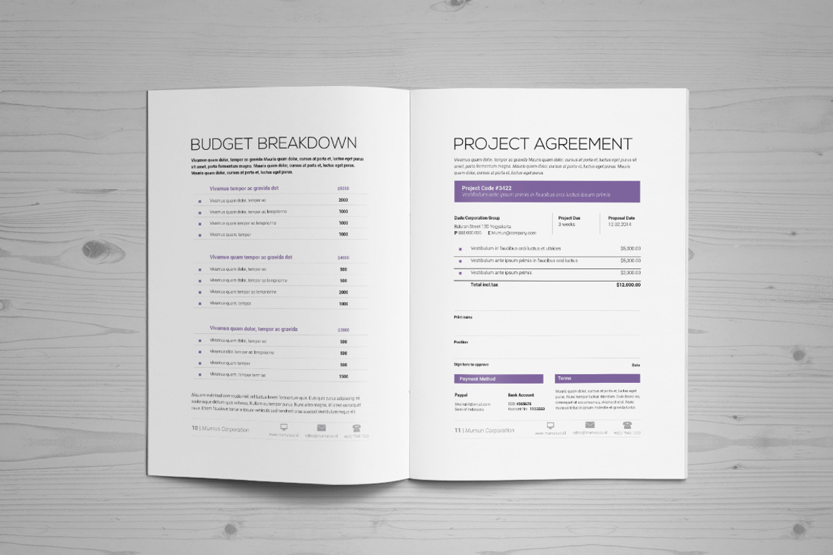 Basic Proposal Template, a Stationery Template by binangkit (Photo 7 of 8)