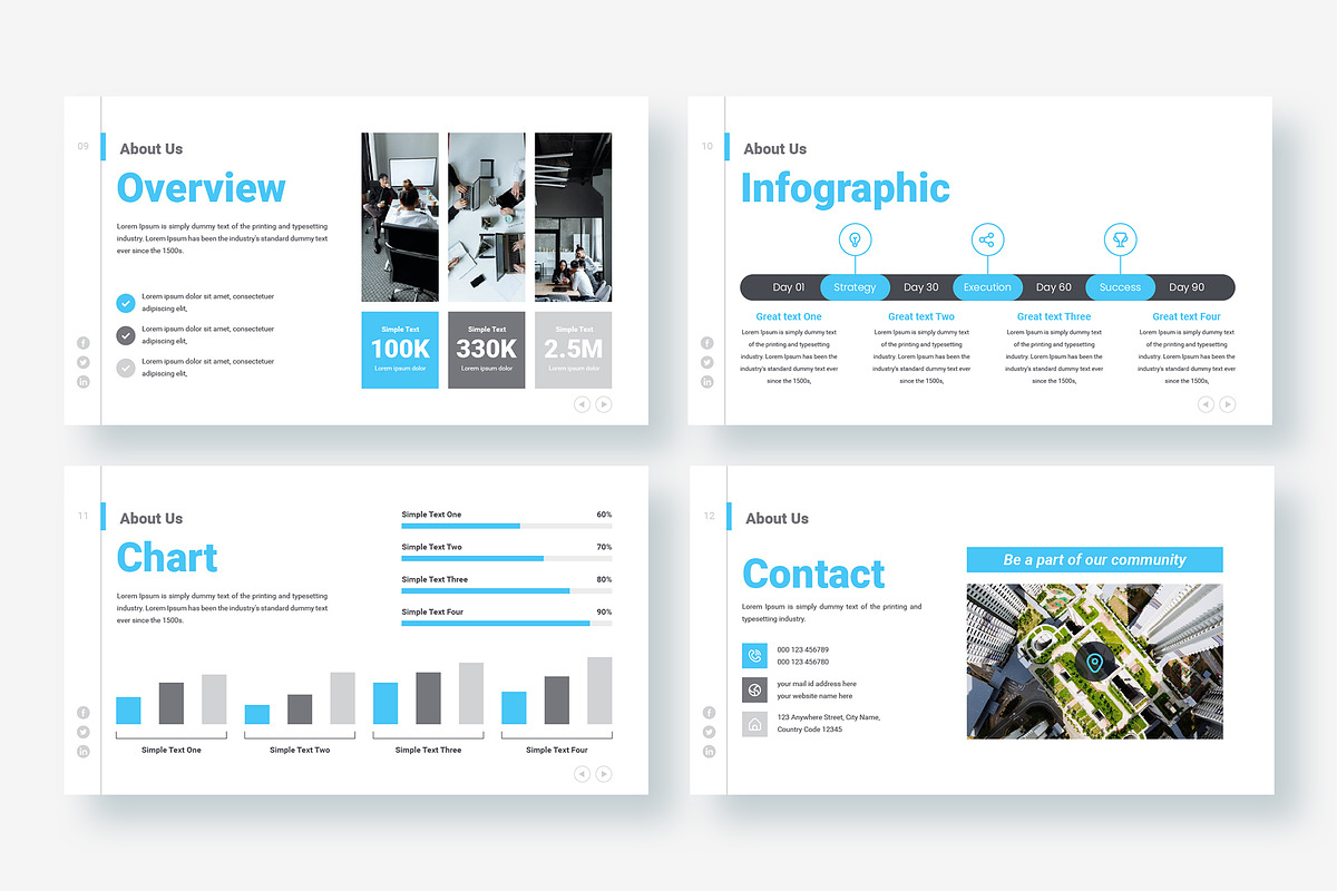 Business Presentation Slide Template, a Presentation Template by zahidhossainalif (Photo 4 of 4)