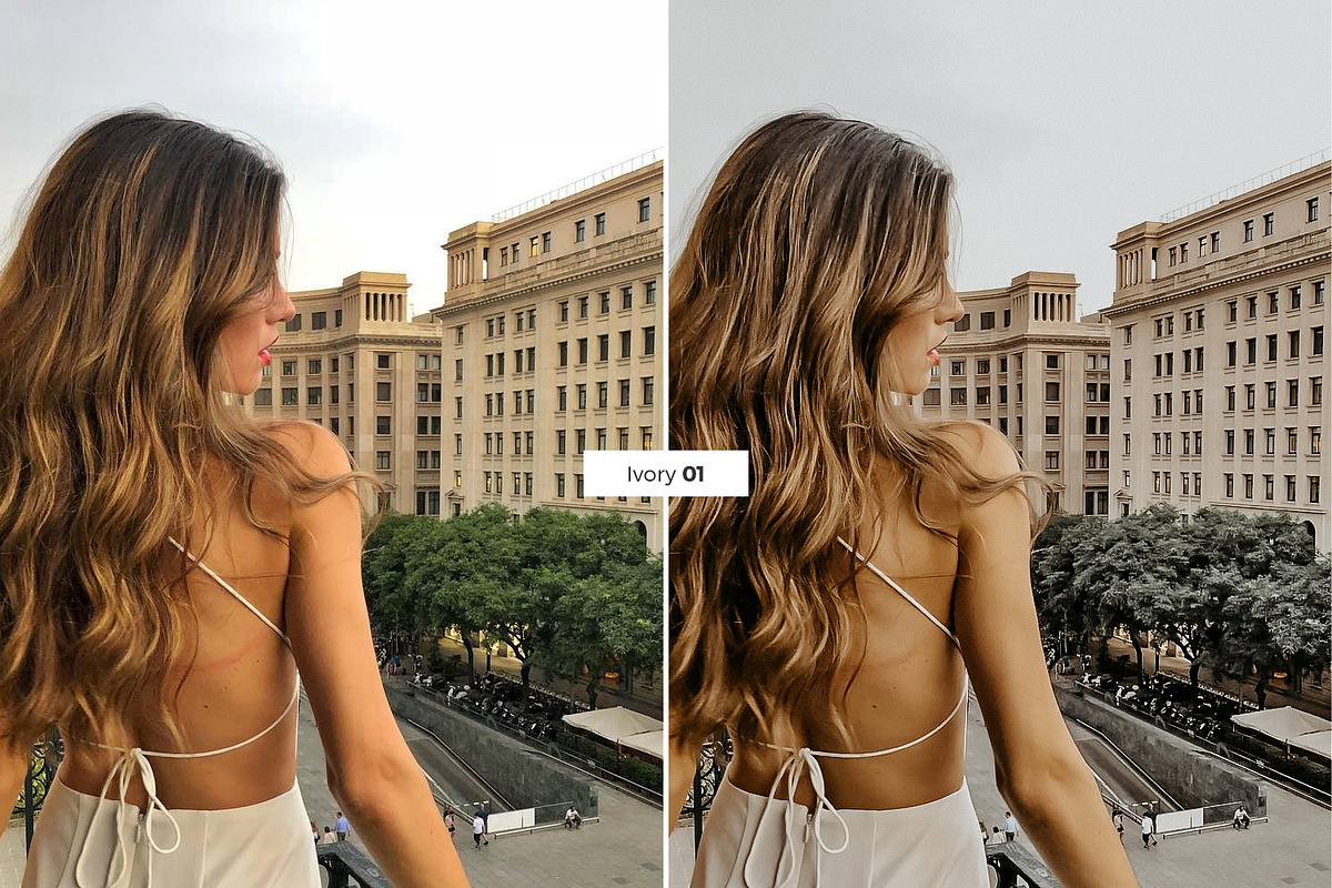 4 Lightroom Presets IVORY, an Action Add-On by Graace Studio (Photo 5 of 8)
