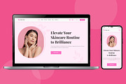 Beauty Care Web Landing Page UI KIT, a Landing Page Template by UICreative (Thumbnail 4 of 4)