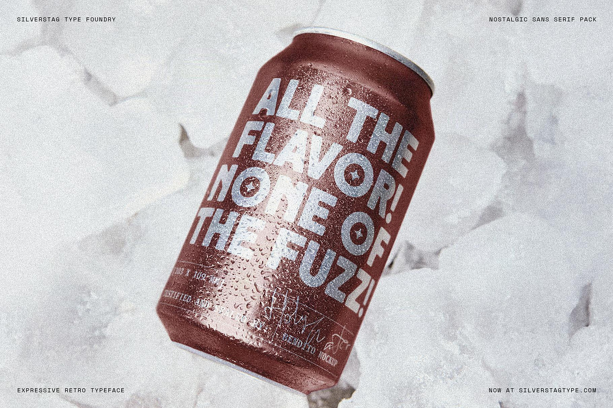 Saffielle - Bold Vintage Typeface, a Sans Serif Font by SilverStag Type Foundry (Photo 11 of 15)