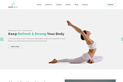 Gym & Fitness Template - Handstand, a Bootstrap Template by HasThemes (Thumbnail 1 of 3)