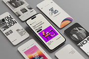 Phone Screen Presentation Mockup, an iPhone Mockup by Tokobeta (Thumbnail 4 of 8)
