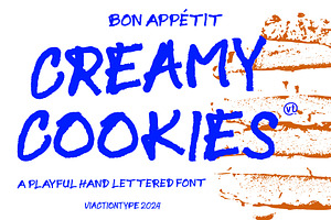 VT Creamy Cookies - Handwritten Font
