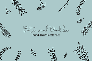 Hand Drawn Botanical Doodles
