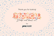 Procreate Tropical Summer Brush Set, a Brush Add-On by Littlefield Design (Thumbnail 16 of 16)