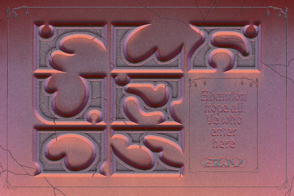 JWV - FLAUROS - Psych display font, a Sans Serif Font by Jordan Warren Visuals (Photo 1 of 8)