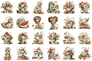 Watercolor Summer Vibe Clipart, an Illustration by designcity5 (Thumbnail 2 of 5)