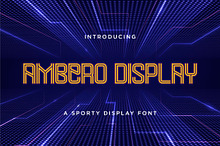 Ambero - Sporty Modern Display Font