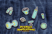 Gym Fitness Clipart Illustration, an Object Illustration by Decoconio Design (Thumbnail 5 of 6)
