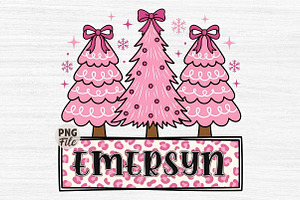 Personalized Christmas Tree Png, a Seasonal Illustration by Libby Wishes