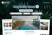 Surgiven - Hospitality Brand Website, a Landing Page Template by Font Kingdom (Thumbnail 1 of 5)