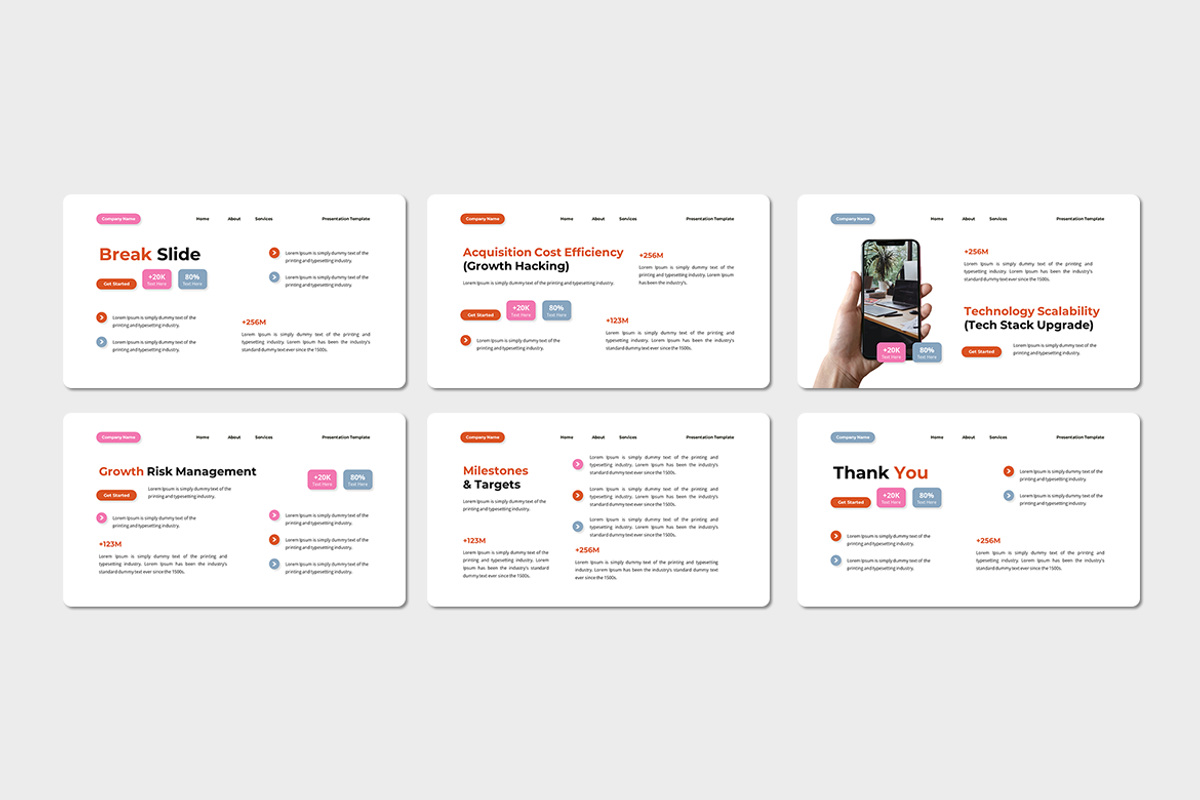 Growth to the Next Level Googl Slide, a Presentation Template by QR Design Studio (Photo 3 of 3)